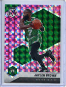 2020-21 Panini Mosaic Jaylen Brown Camo Pink