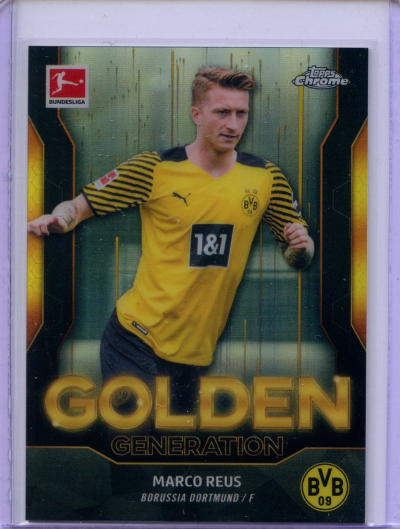 2021-22 Topps Chrome Bundesliga Soccer Marco Reus Golden Generation