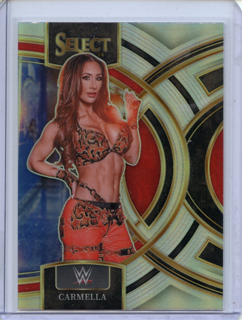 2024 Panini Select WWE Carmella Premier Level Silver