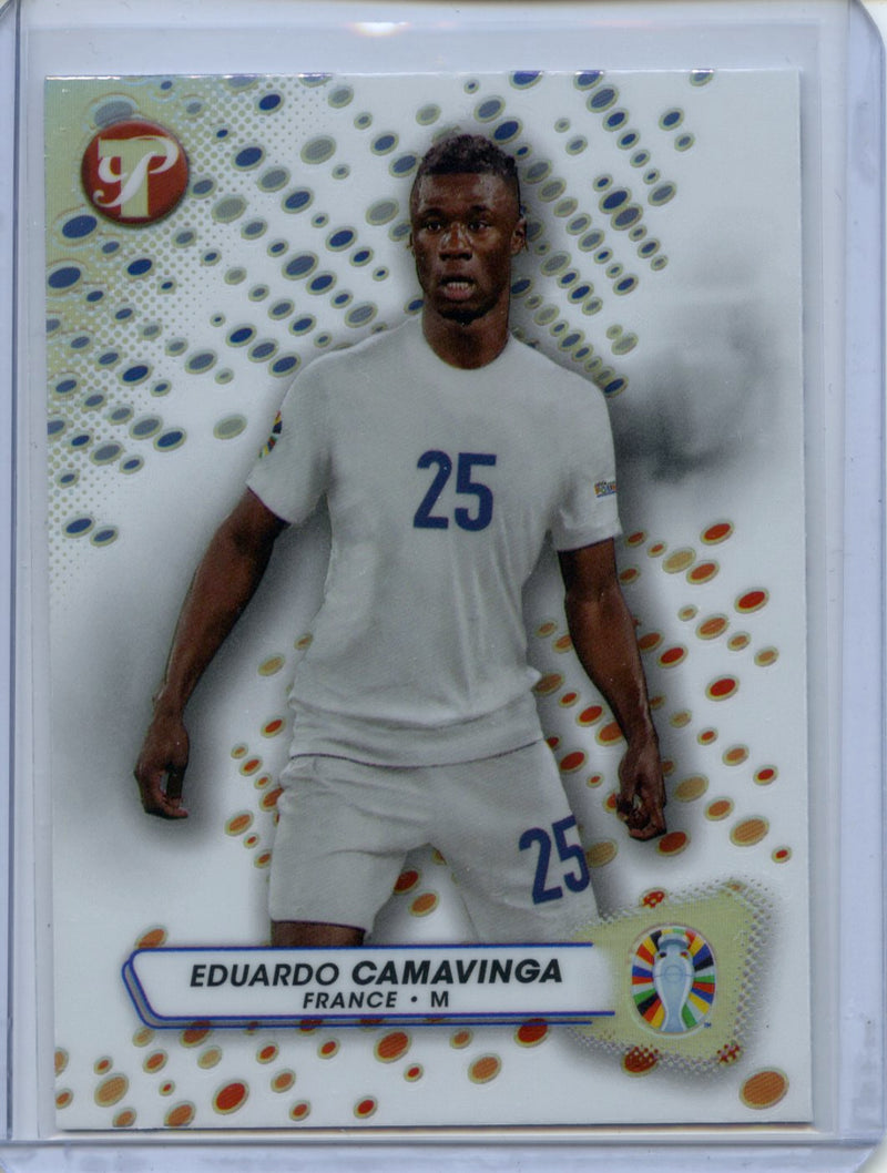 2023-24 Topps Pristine Road To Euro Eduardo Camavinga Refractor