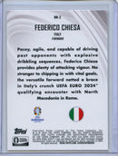 2024 Topps Chrome UEFA Euro Federico Chiesa Neon Nations