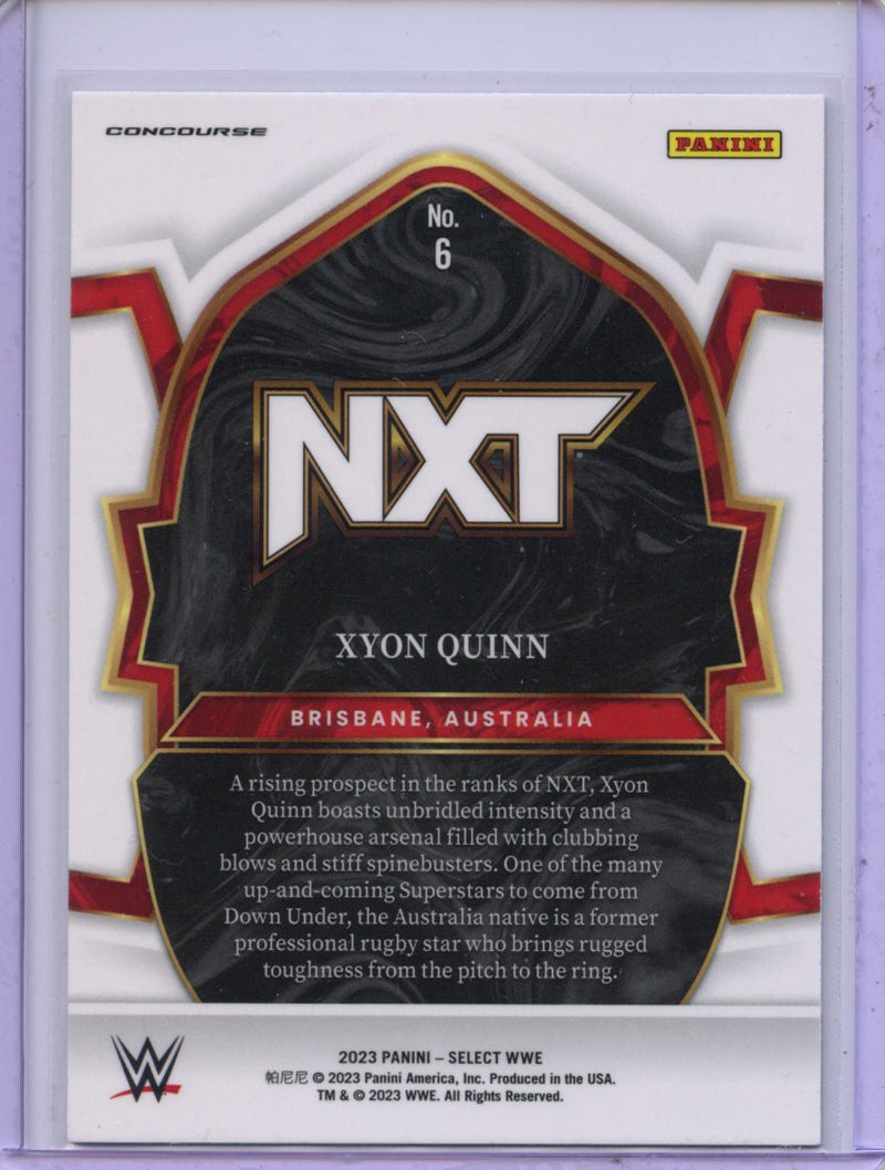 2023 Panini Select WWE Xyon Quinn Concourse