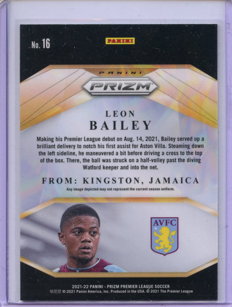 2021-22 Panini Prizm Premier League Leon Bailey Brilliance