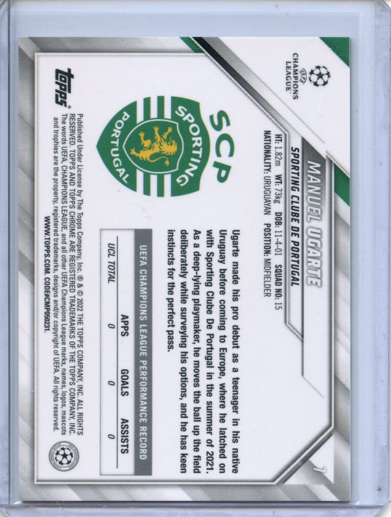 2021-22 Topps Chrome UEFA CL Manuel Ugarte