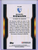 2021-22 Topps Chrome Bundesliga Soccer Manuel Riemann Golden Generation
