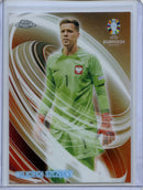 2024 Topps Chrome UEFA Euro Wojciech Szczesny Neon Nations