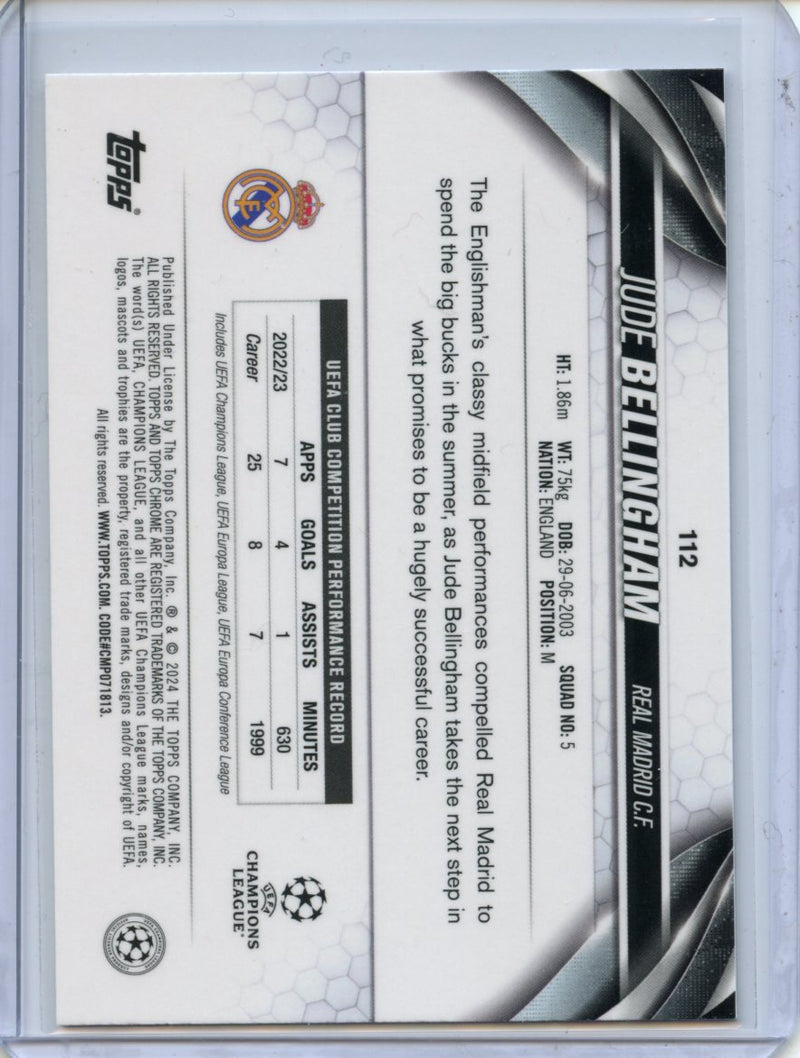 2023-24 Topps Chrome UEFA Jude Bellingham