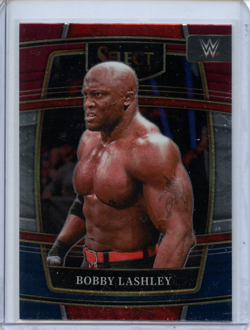 2022 Panini Select WWE Bobby Lashley Concourse Red & Blue
