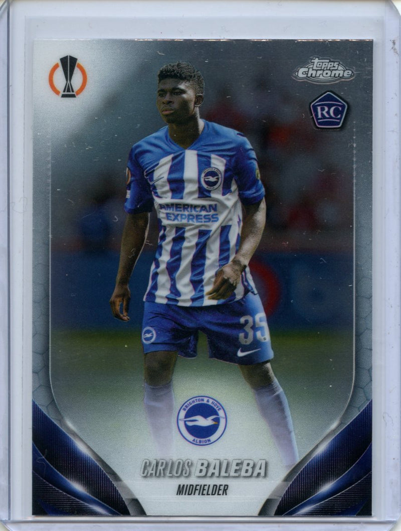 2023-24 Topps Chrome UEFA Carlos Baleba