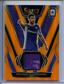 2025-26 Panini Select Serie A Rolando Mandragora Select Swatches Orange 6/49