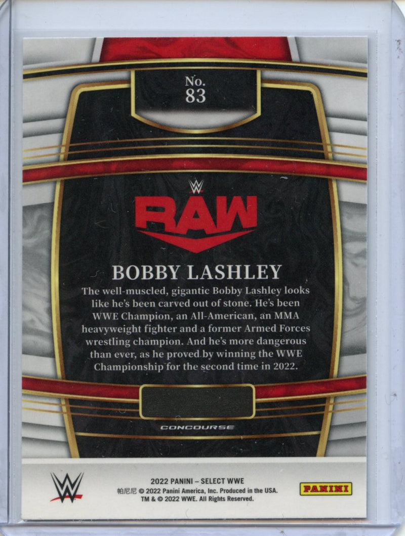 2022 Panini Select WWE Bobby Lashley Concourse Red & Blue