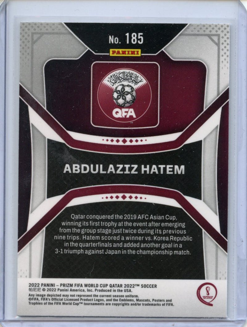 2022 Panini Prizm FIFA World Cup Qatar Abdulaziz Hatem