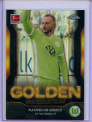 2021-22 Topps Chrome Bundesliga Soccer Maximilian Arnold Golden Generation
