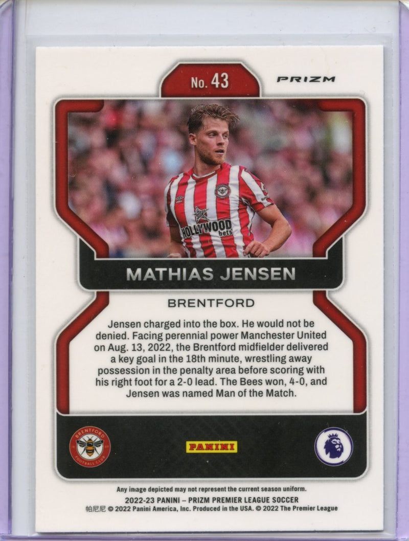 2022-23 Prizm Premier League Mathias Jensen Breakaway Prizm