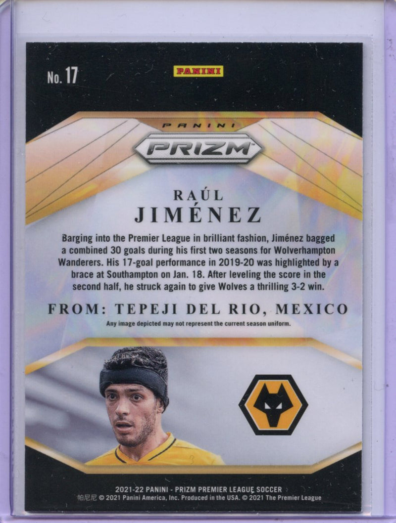 2021-22 Panini Prizm Premier League Raul Jimenez Brilliance