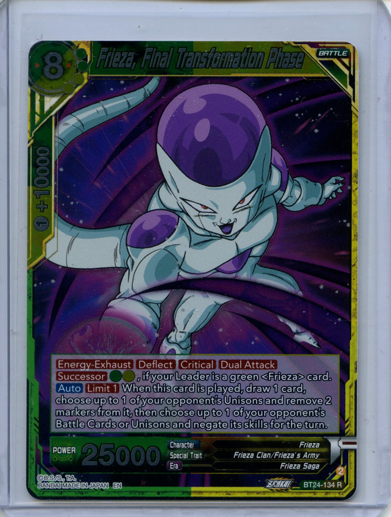 Frieza, Final Transformation Phase - Beyond Generations BT24-134 R Foil
