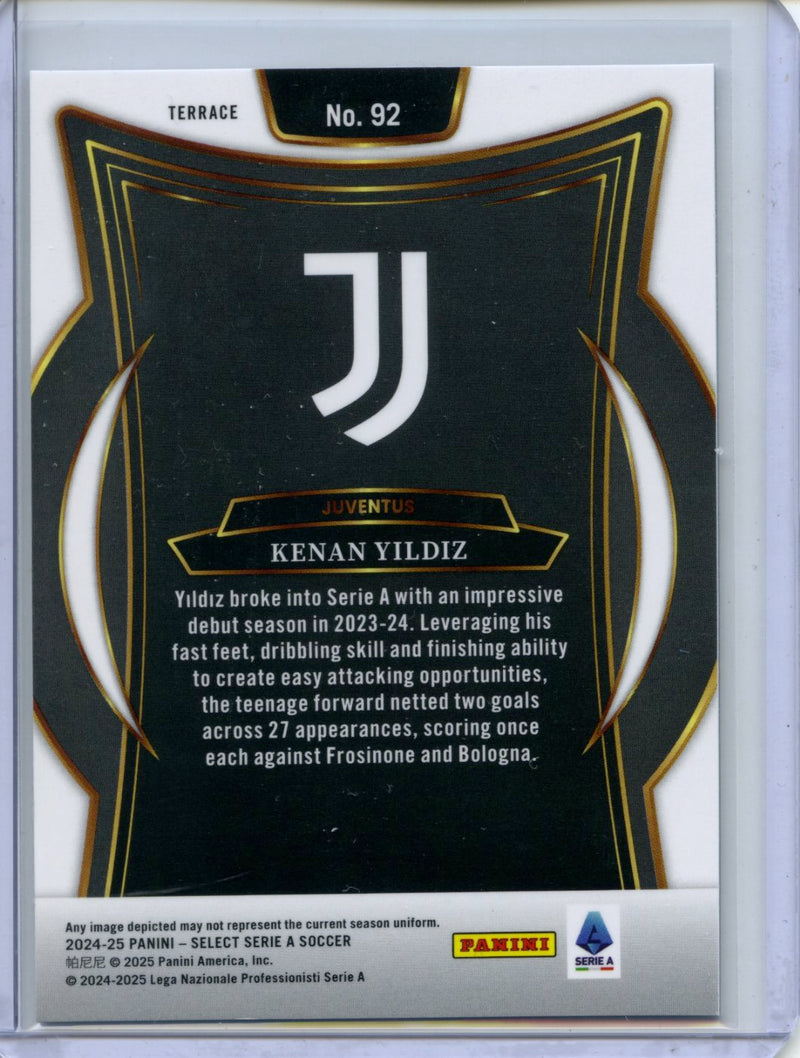 2024-25 Panini Select Serie A Kenan Yildiz Terrace