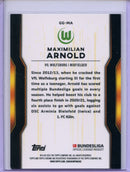 2021-22 Topps Chrome Bundesliga Soccer Maximilian Arnold Golden Generation
