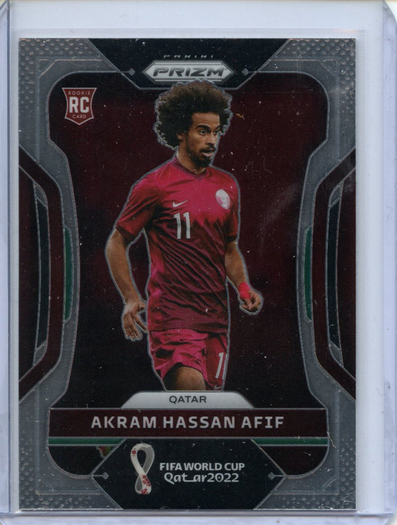 2022 Panini Prizm FIFA World Cup Qatar Akram Hassan Afif