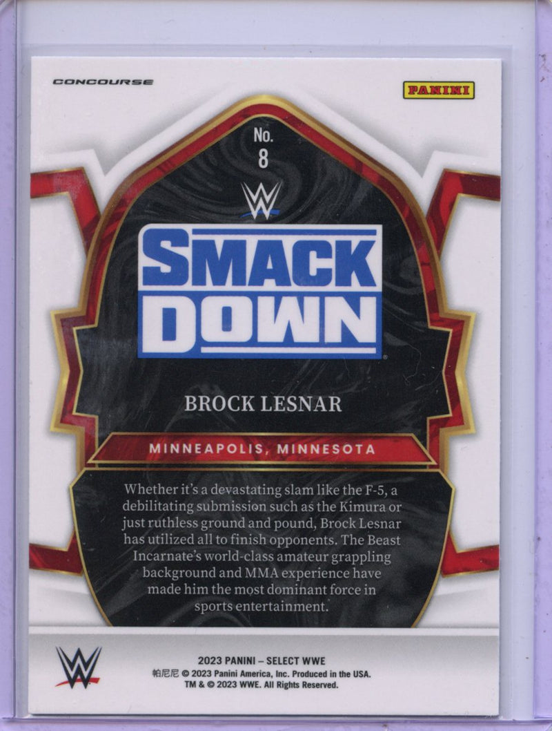 2023 Panini Select WWE Brock Lesnar Concourse