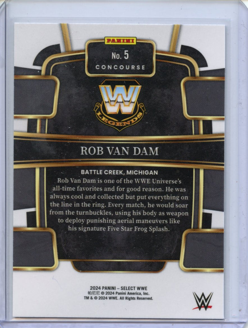 2024 Panini Select WWE Rob Van Dam Concourse