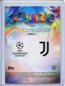 2024-25 Topps Chrome UEFA Club Comps Dusan Vlahovic Golazo GZ-28