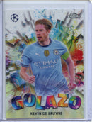 2024-25 Topps Chrome UEFA Club Comps Kevin De Bruyne Golazo GZ-29