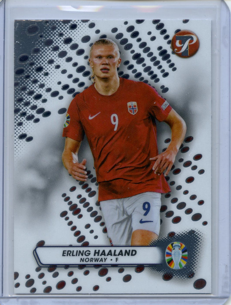 2023-24 Topps Pristine Road To Euro Erling Haaland Refractor