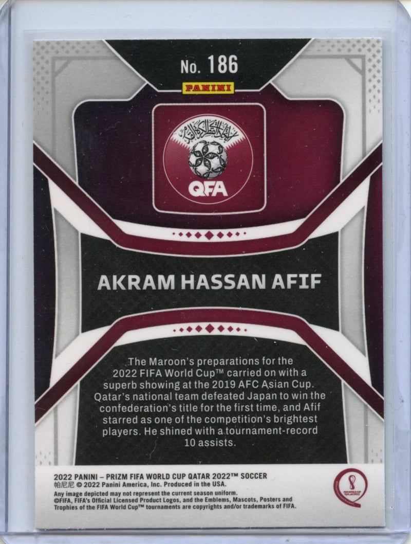 2022 Panini Prizm FIFA World Cup Qatar Akram Hassan Afif