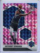 2020-21 Panini Mosaic Anthony Edwards Camo Pink