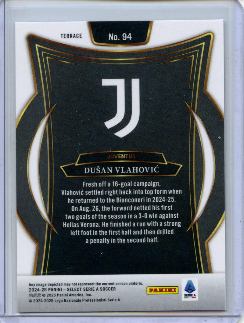 2024-25 Panini Select Serie A Dusan Vlahovic Terrace