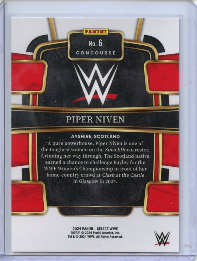 2024 Panini Select WWE Piper Niven Concourse
