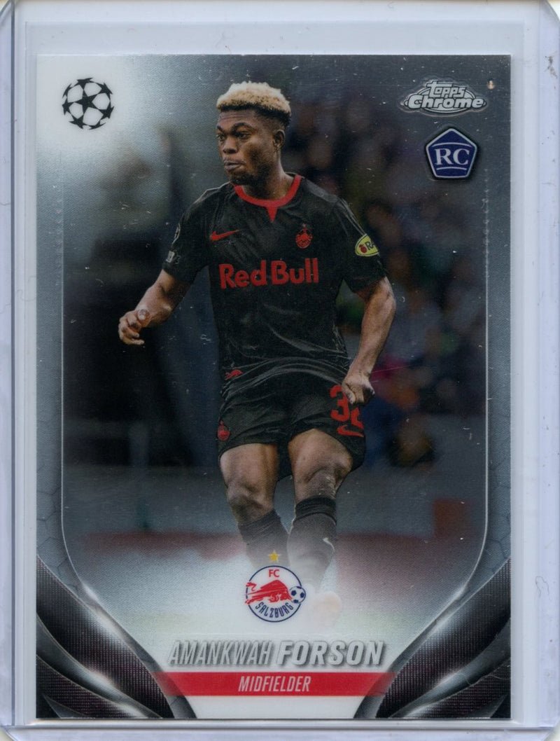 2023-24 Topps Chrome UEFA Amankwah Forson