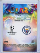 2024-25 Topps Chrome UEFA Club Comps Kevin De Bruyne Golazo GZ-29