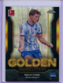 2021-22 Topps Chrome Bundesliga Soccer Niklas Stark Golden Generation