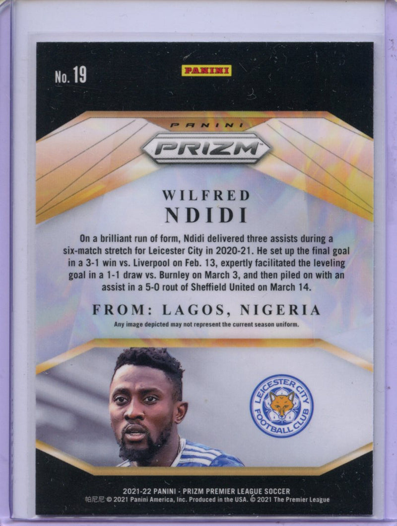 2021-22 Panini Prizm Premier League Wilfred Ndidi Brilliance