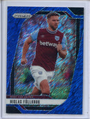 2024-25 Panini Prizm Premier League Niclas Fullkrug Blue Shimmer 5/8