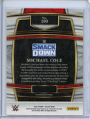 2022 Panini Select WWE Michael Cole Concourse Red & Blue