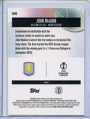 2025-26 Topps Finest UEFA John McGinn