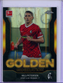 2021-22 Topps Chrome Bundesliga Soccer Nils Petersen Golden Generation