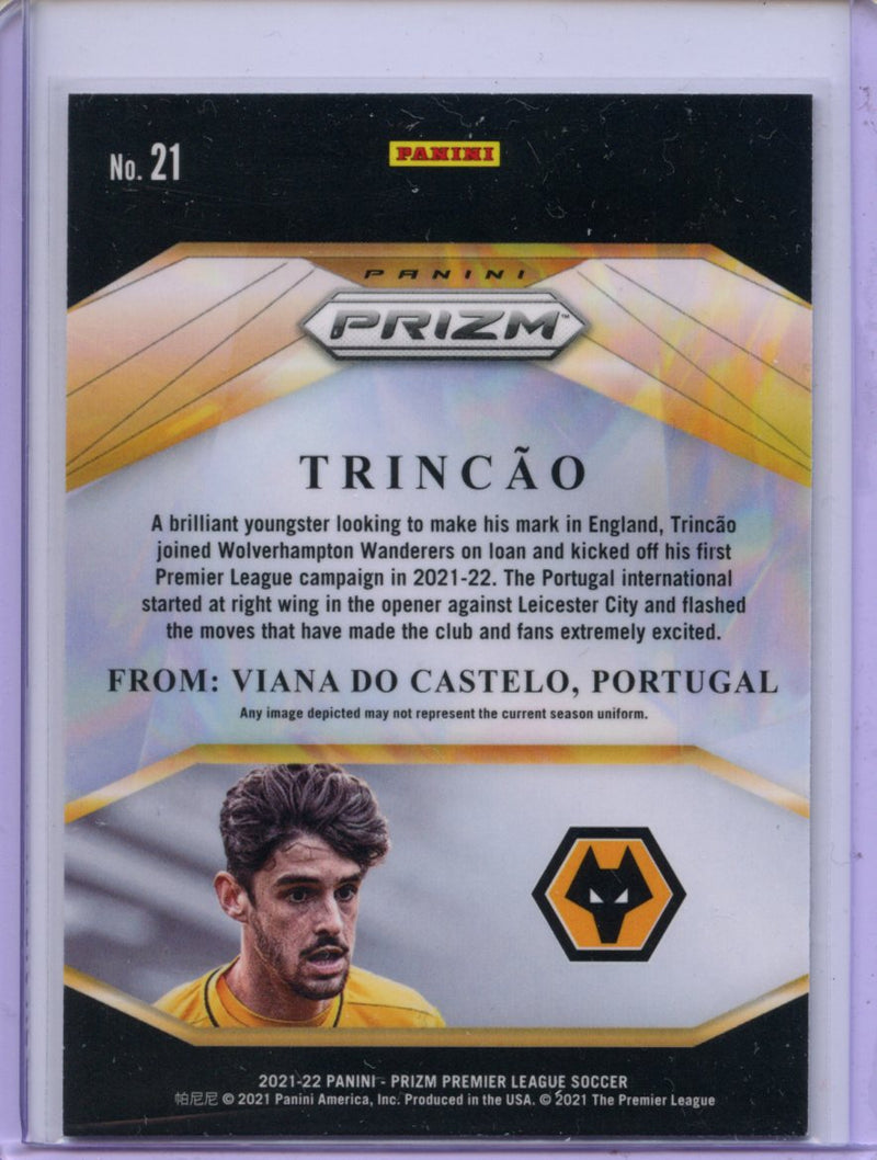 2021-22 Panini Prizm Premier League Trincao Brilliance