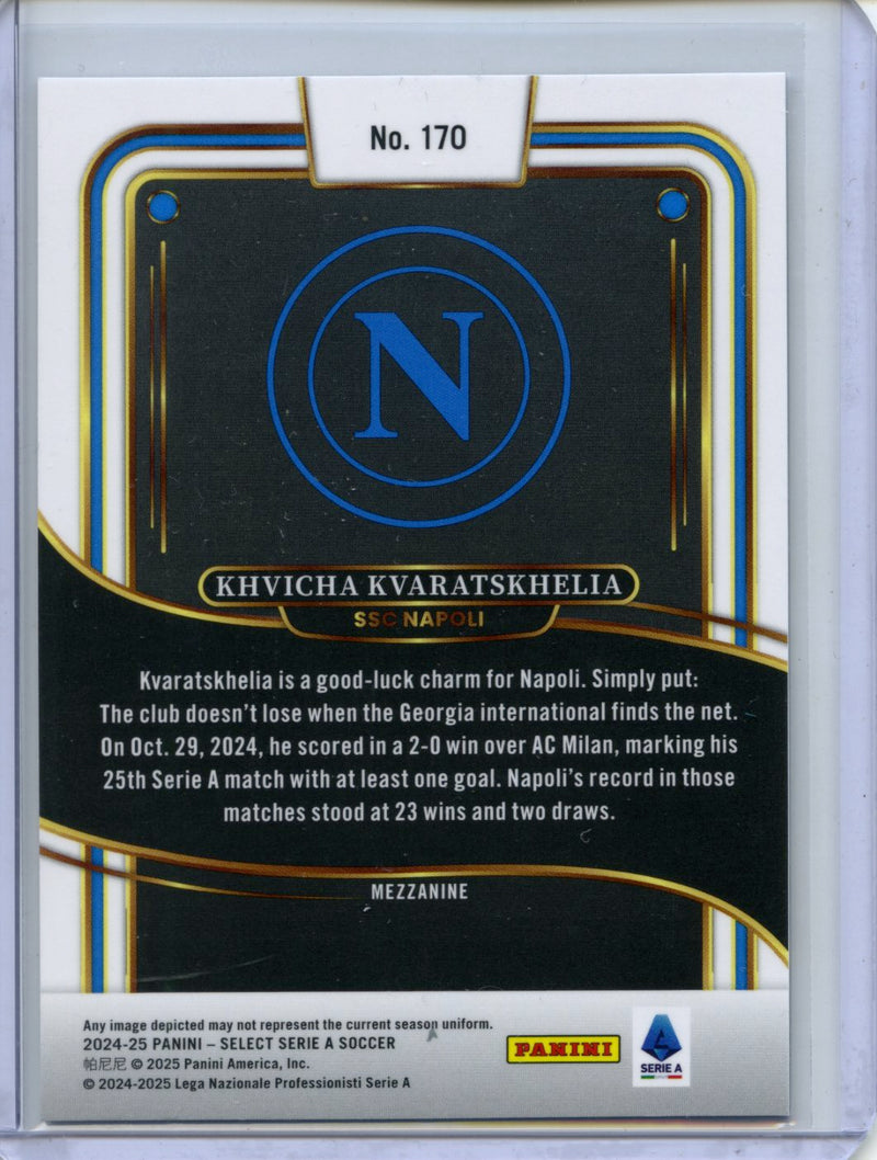 2024-25 Panini Select Serie A Khvicha Kvaratskhelia Mezzanine