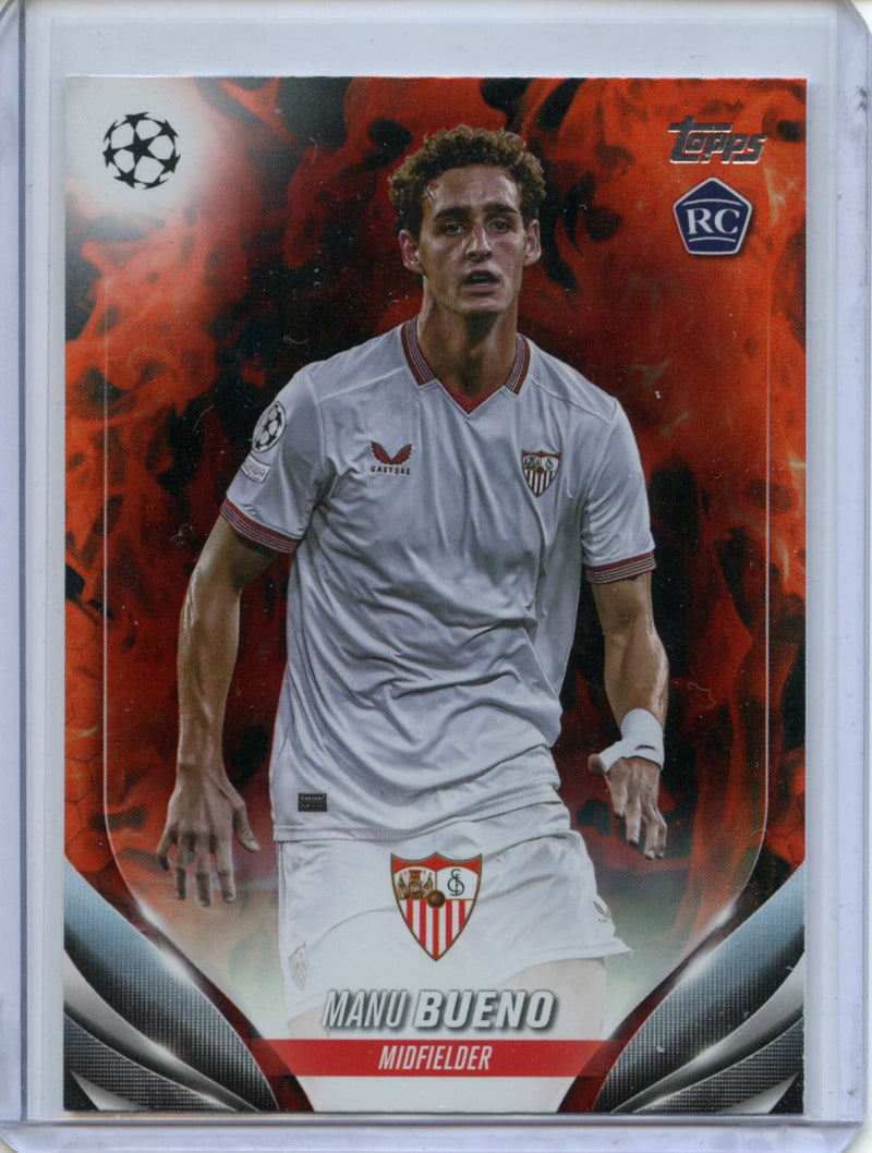 2023-24 Topps UEFA CC Manu Bueno Inferno Foil