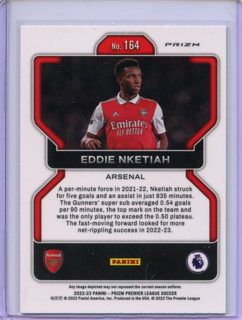 2022-23 Prizm Premier League Eddie Nketiah Breakaway Prizm