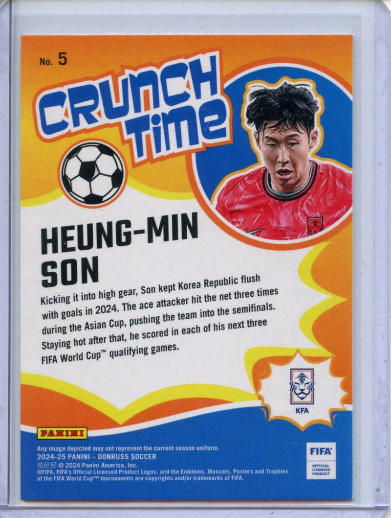 2024-25 Donruss Heung-Min Son Crunch Time Silver
