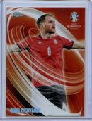 2024 Topps Chrome UEFA Euro Budu Zivzivadze Neon Nations