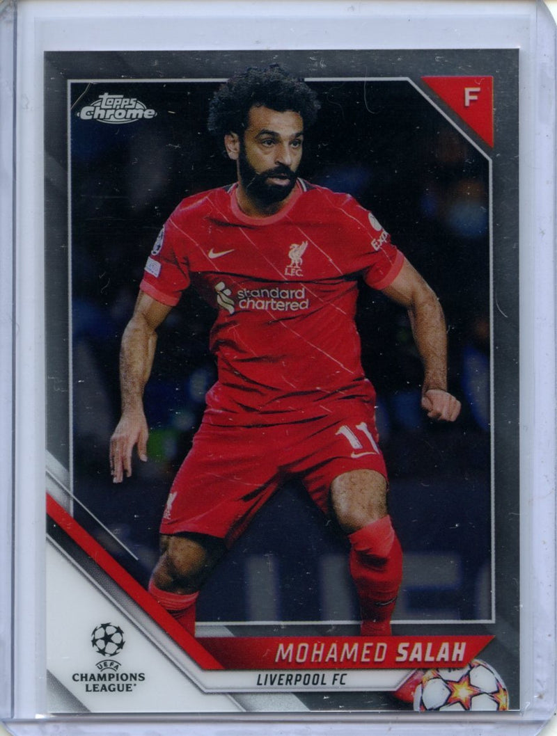 2021-22 Topps Chrome UEFA CL Mohamed Salah