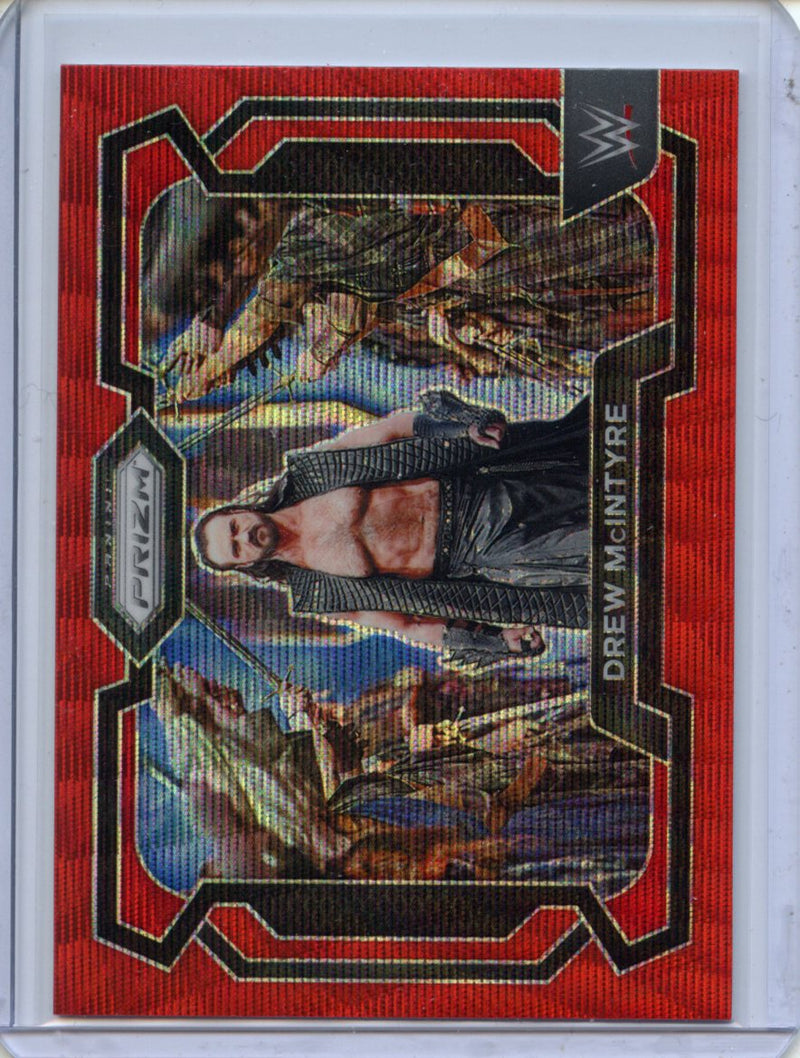2024 Prizm WWE Drew McIntyre Ruby Wave Prizm