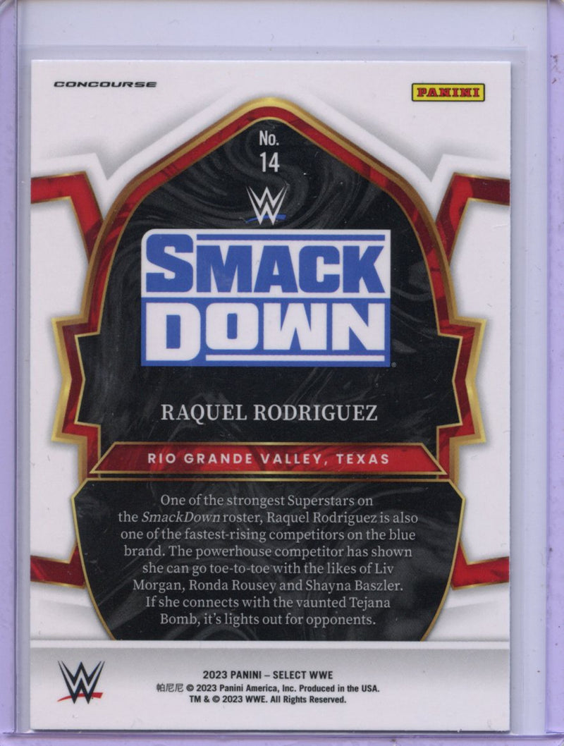 2023 Panini Select WWE Raquel Rodriguez Concourse