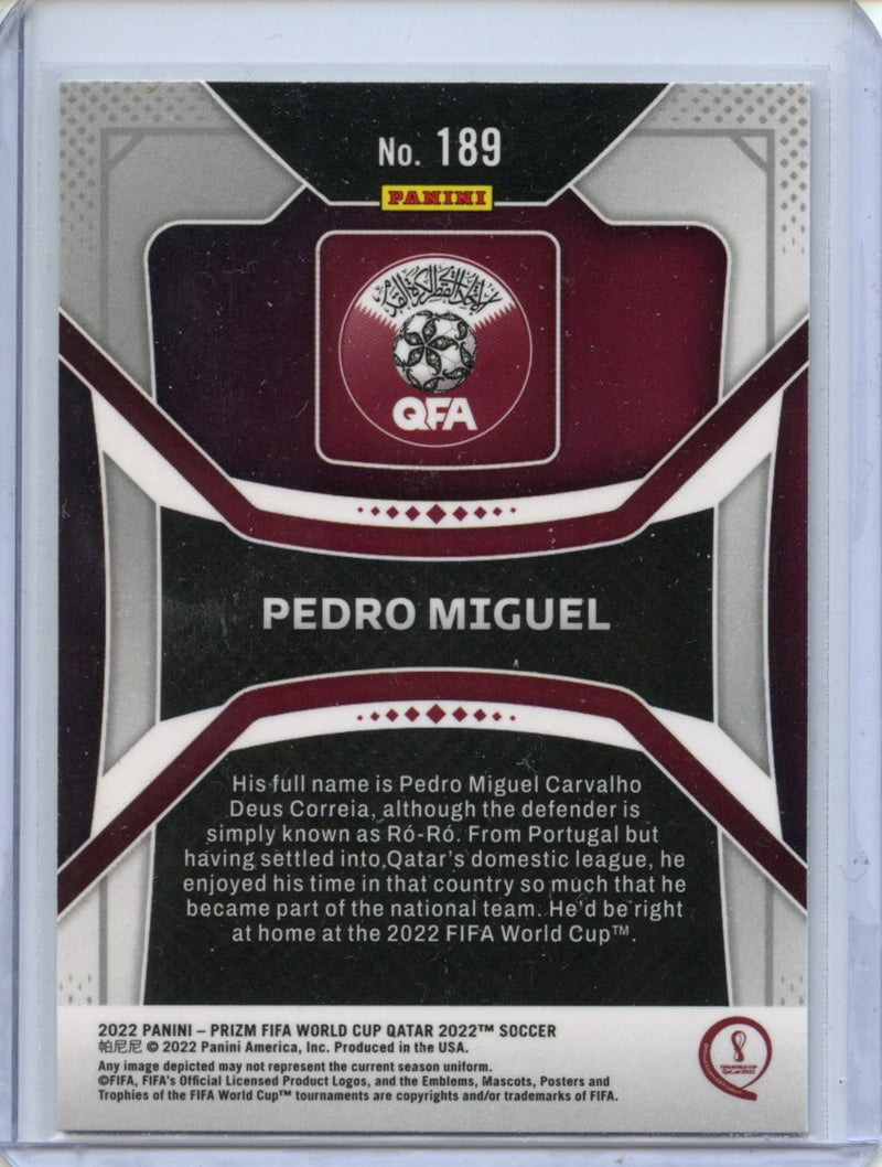 2022 Panini Prizm FIFA World Cup Qatar Pedro Miguel